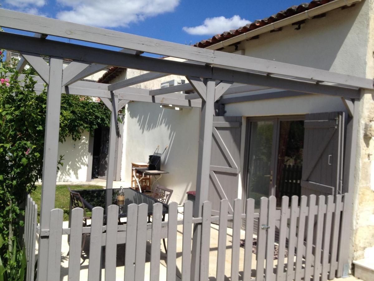 Studio Avec Piscine Privee Jardin Clos Et Wifi A Saint Jean D'Angely Ngoại thất bức ảnh